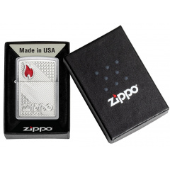 Зажигалка бензиновая Zippo 200 Tiles Emblem (48126) Сарны
