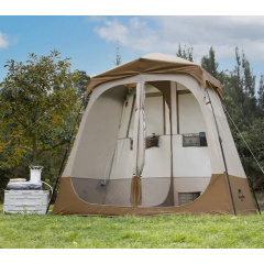 Палатка душовая зональная Naturehike NH22ZP006 240х200х120 см Коричневый (1047-6927595703984) Молочанск