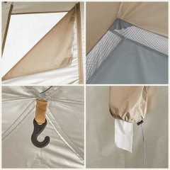 Палатка душовая зональная Naturehike NH22ZP006 240х200х120 см Коричневый (1047-6927595703984) Молочанск