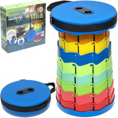 Складной туристический стул OPT-TOP Telescopic stool 47х25 см Разноцветный (2104618575) Кам'янка-Дніпровська