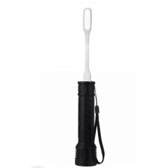 Фонарь ручной аккумуляторный + гибкая LED-лампа Police YW 037/8409 Костопіль