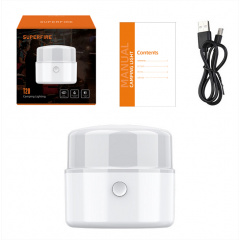 Фонарь для кемпинга аккумуляторный T20 SuperFire 180 Lumen IP42 Винница