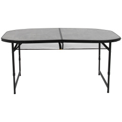 Стол Bo-Camp Northgate Oval 150x80 см Black Grey (1404188) Южноукраинск