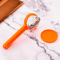 Нож для чистки овощей и фруктов с контейнером Splash proof storage paring knife Orange (14965-hbr) Ладан