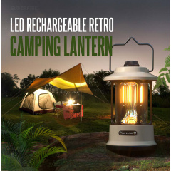 Фонарь кемпинговый аккумуляторный T35 Superfire 220 Lumen IP44 Київ