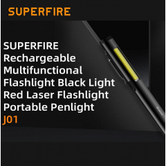 Фонарь многофункциональный карманный J01 SuperFire 400 Lumen IP42 Гуляйполе