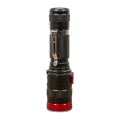 Ручной фонарь аккумуляторный Bailong BL-736-T6 черный с красным (1757000151) Олександрія