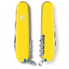 Складной нож Victorinox Huntsman 91 мм 15 функций Желтый (1.3713.8) Мукачево