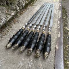 Шампур широкий для люля-кебаб Gorillas BBQ Звери SKK101 50 см 6 шт (5485) Вознесенськ