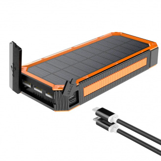 Зарядное устройство на солнечных батареях iBattery YD-888KW 30000 mAh c фонариком (2431426714)