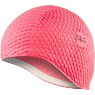Шапочка для плавания Aqua Speed Bombastic Junior Розовый 26х18 см (1000-290-03)