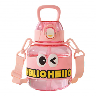 Детская бутылка для воды YIWU Hello-Hello 680 мл Розовый (HP-14-46P)