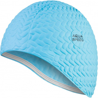 Шапочка для плавания Aqua Speed Bombastic Tic-Tac Светло-синий One Size (1000-117-02)