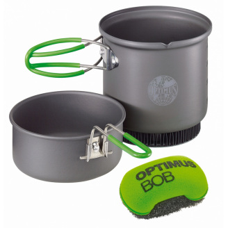 Котелок Optimus Terra Weekend HE Cookset 0.95 л Серый (1017-8020707)