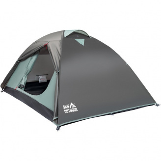 Палатка Skif Outdoor Tuzla 2 50+140+50х220x100 см Серый (1013-389.03.91)