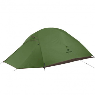 Палатка Naturehike Cloud Up 1 Updated NH18T010-T 230+65x110x100 см Dark-Green (1047-6927595765678)