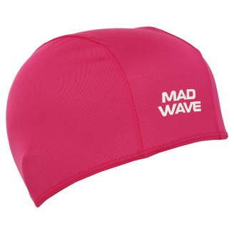 Шапочка для плавания текстильная MadWave POLY II M052103 Розовый