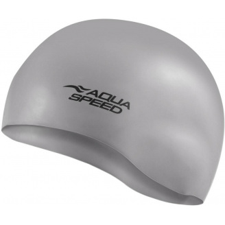 Шапочка для плавания Aqua Speed Mono Серый One Size (1000-111-26)