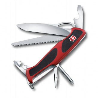 Швейцарский нож Victorinox RangerGrip 78 130 мм 12 функций Красно-черный (0.9663.MC)