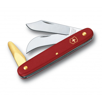 Швейцарский нож Victorinox Budding-Pruning 3 садовый 100 мм, красный, в блистре (3.9116.B1)