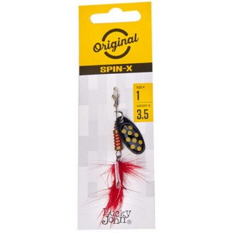 Блесна вращающаяся с бородкой LJ SPIN X ROUND 01 весом 3,5 г (цв.BF)