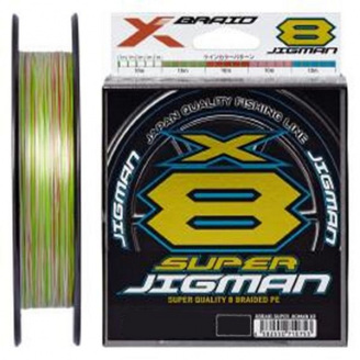 Шнур YGK X-Braid Super Jigman X8 200m #1.2/0.185mm 25lb/11.3kg (1013-5545.03.94)