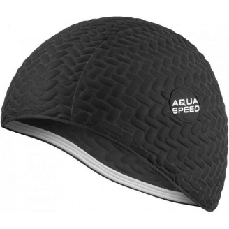 Шапка для плавания Aqua Speed Bombastic Tic-Tac 5718 117-07 One Size Черный (5908217657183)