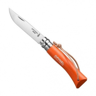 Ніж Opinel №7 Trekking (нерж-сталь) Помаранчевий (1013-204.63.95)