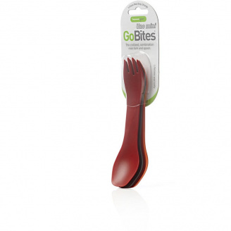Ложко-вилка Humangear GoBites Uno Mini 3-Pack Red/Gray/Orange (1054-022.0074)