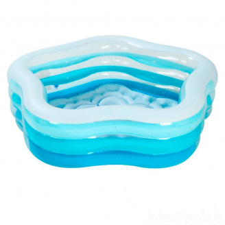 Детский надувной бассейн Intex 56495 «Морская звезда» Blue, 183 х 180 х 53 см