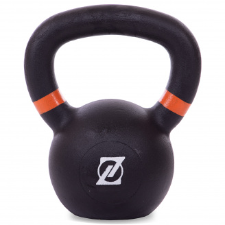 Гиря чугунная окрашенная черная Zelart TA-2238-10 10кг