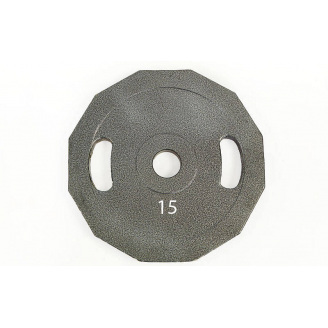Блины диски стальные CHAMPION NT-5221-15 15кг Серый