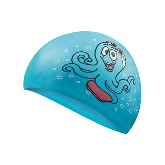 Шапка для плавания Aqua Speed KIDDIE Octopus 7216 (142-Octopus) голубой Дет OSFM (5908217672162)
