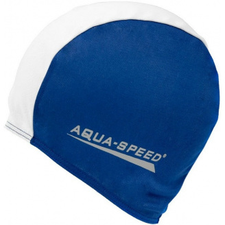 Шапка для плавания Aqua Speed Polyester Cap 5764 091-15 One Size Сине-белый (5908217657640)