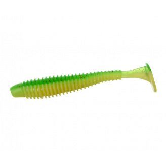 Виброхвост Flagman Mystic Fish Fat 3.3 #1527 Lime/Lime Chartreuse FMFF33-1527