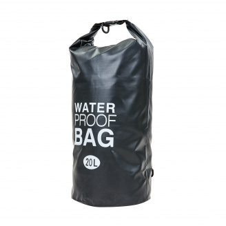 Водонепроницаемый гермомешок с плечевым ремнем SP-Sport Waterproof Bag 20л TY-6878-20 Черный