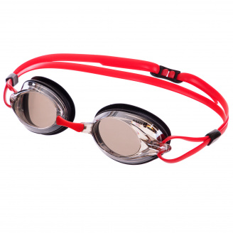 Очки для плавания MadWave SPURT Mirror M042725 Красный-Черный