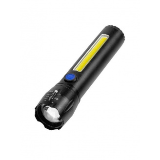 Фонарь ручной с встроенным аккумулятором и зарядкой X-BALOG BL-C62 XPE + COB USB