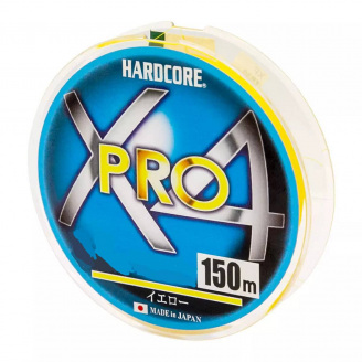 Шнур Duel Hardcore X4 PRO 150м 0.17мм 8.0кг #1.0 (2128528/H3863-Y)