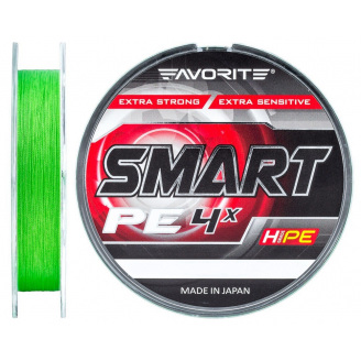 Шнур Favorite Smart PE 4x 150м #0.5/0.117мм 3.6кг Салатовый (1013-1693.10.38)