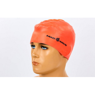 Шапочка для плавания MadWave NEON M053502 Красный