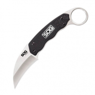 Нож SOG Gambit Sheepsfoot Satin Черный