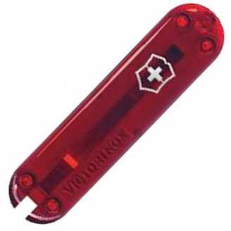 Накладка на нож Victorinox 58мм передняя из лого Fa+ Красный неон (1049-VxC6200.T3)