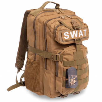Рюкзак тактический рейдовый SILVER KNIGHT SWAT-3P 42х22х35см Хаки