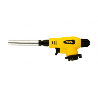 Горелка для газового баллона MASTERTOOL GM Фотон LONG пьезоподжиг Ø14 мм/1300°С удлиненное сопло (44-5042)