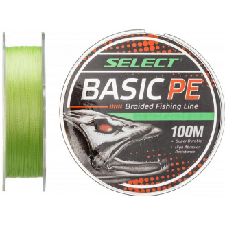 Шнур Select Basic PE Салатовый 100 м 0.16мм 8.3кг/18lb (1870-27-50)