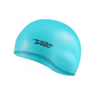 Шапка для плавания Aqua Speed MONO 6190 (111-02) голубой Уни OSFM (5908217661906)