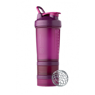 Шейкер спортивный с двумя контейнерами BlenderBottle ProStak 22oz/650ml Plum Original
