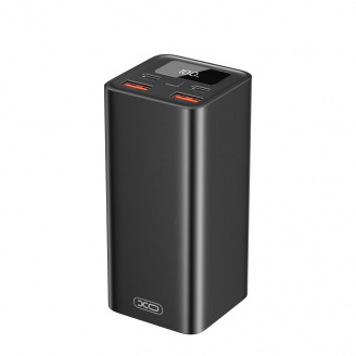 Зовнішній акумулятор Power Bank XO PB97 PD65W сила струму 3A QC2.0/3.0 Type-C 20000 mAh Чорний
