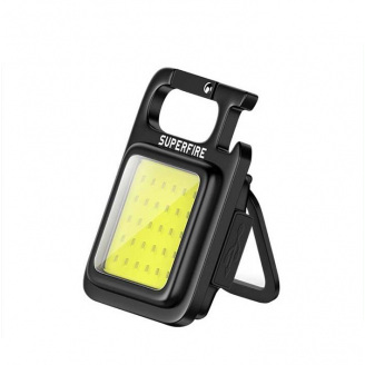 Фонарик мини универсальный аккумуляторный SuperFire MX16 600 Lumen IP44 Black